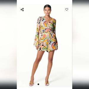 Never Fully Dressed "Paisley Belle Romper", Front Cut-out Size Size/6.